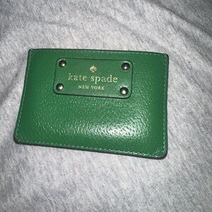 Kate Spade Emerald Green Card Holder